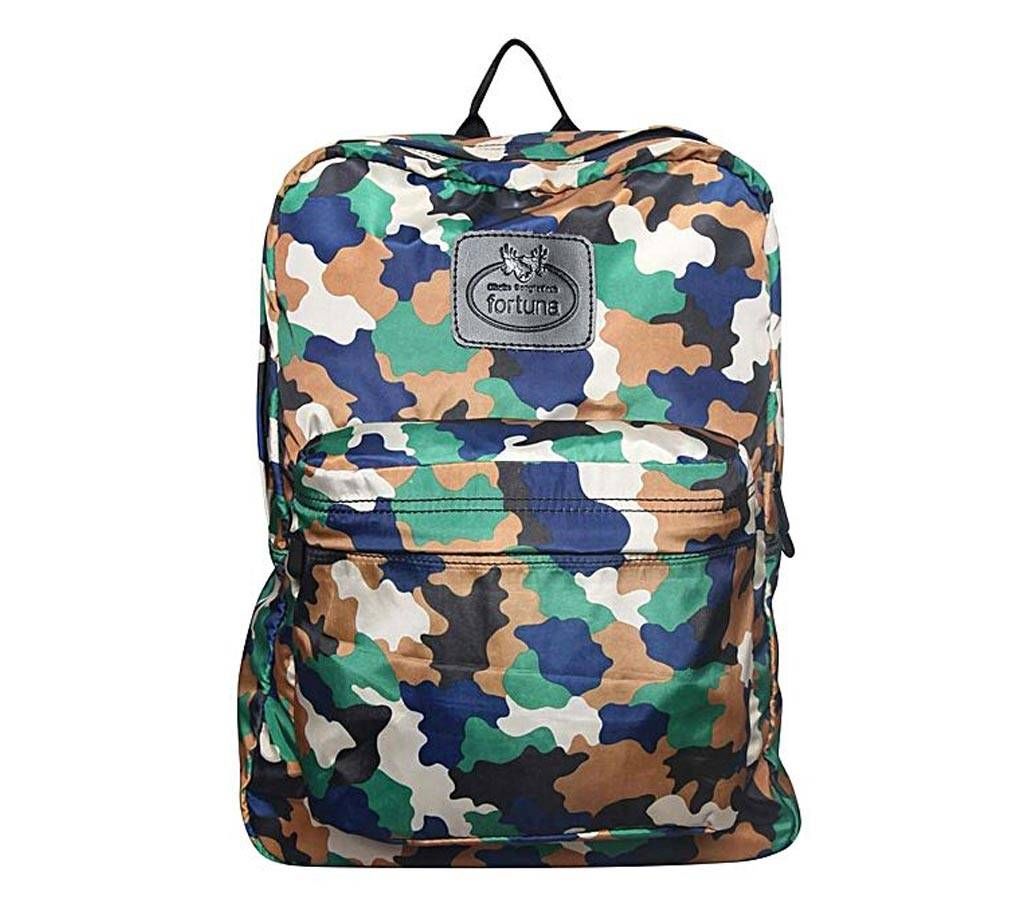 Fortuna Bangladesh Multi-color Canvas Backpack for Men
