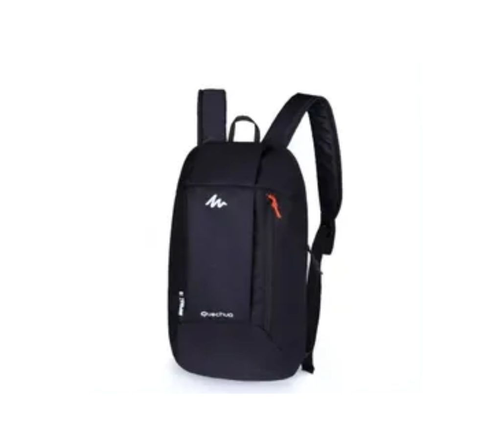 Nylon Fabric Black Sports Backpack