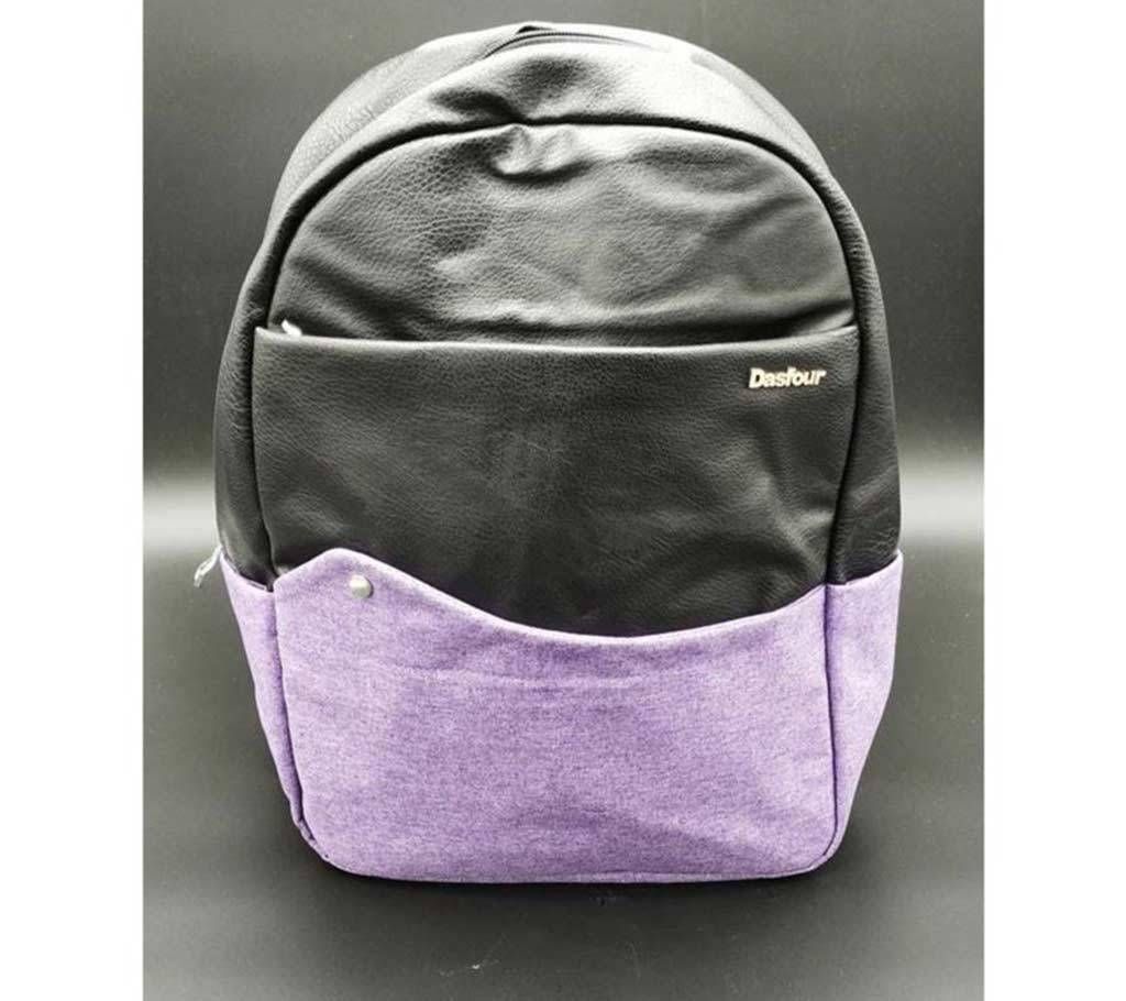 Ash with purple Backpack