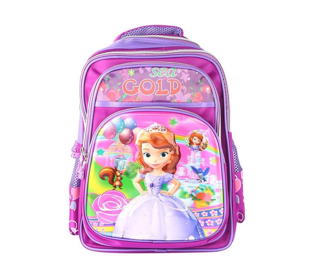 Princes School Bag For Kids - Purple