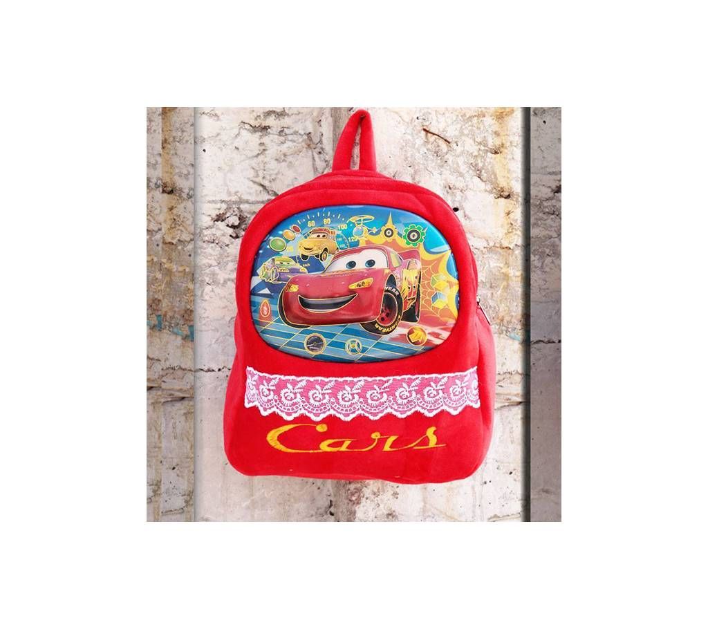Red Car School Backpack For Kids