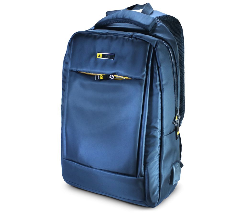 Black Laptop Backpack-0393LBPK
