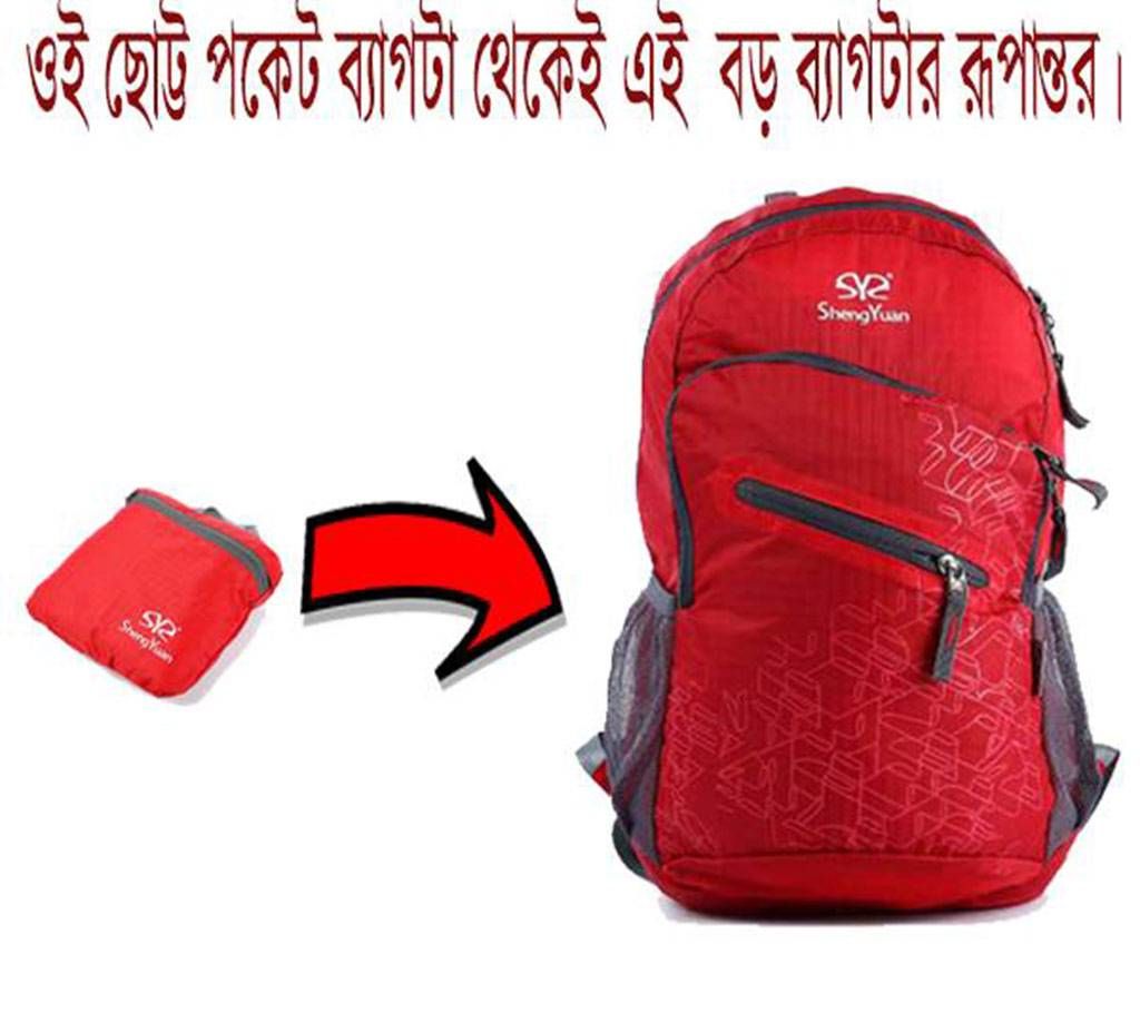 Sheng Yuan Pocket Travel Bagpack