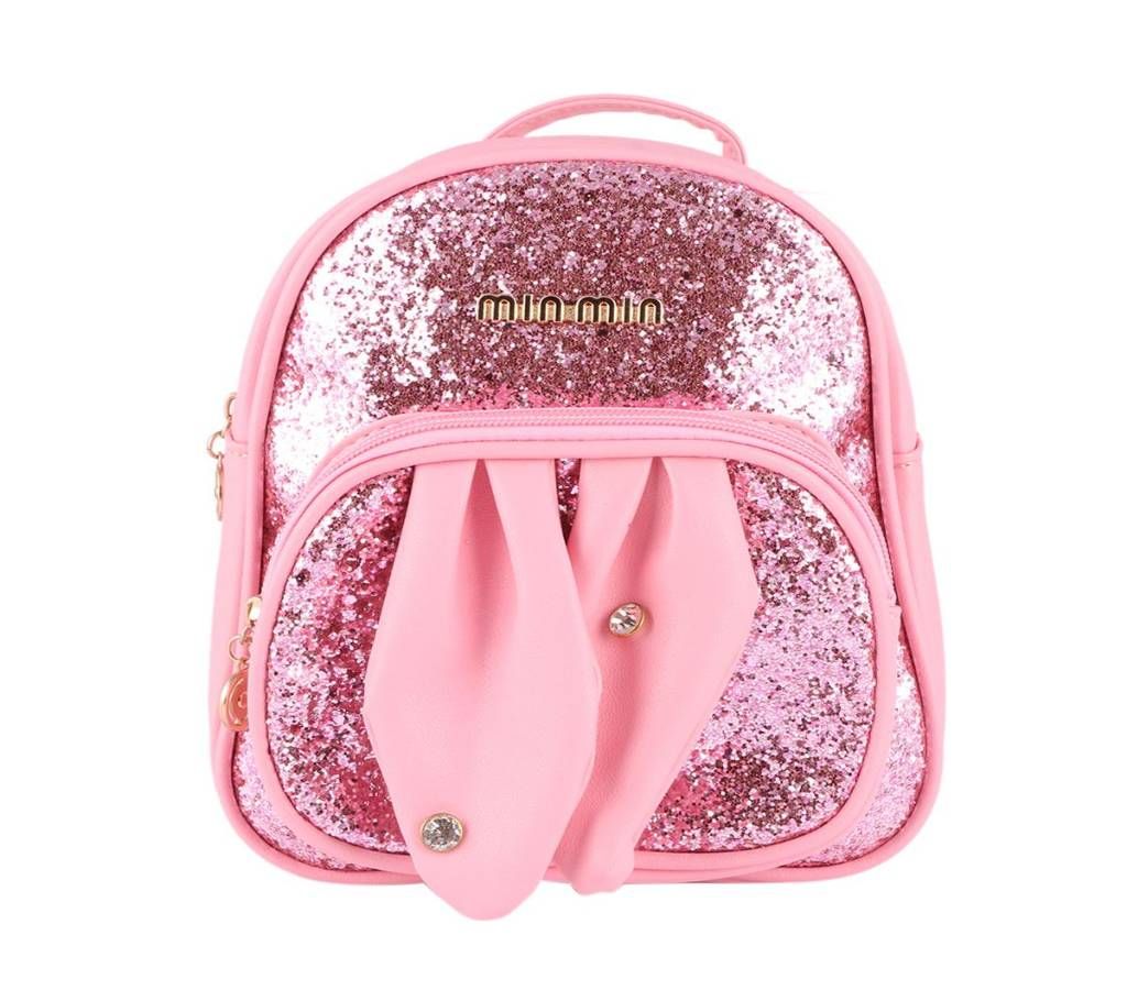 Shinning Bling Sequins Cute Big Rabbit Ears Backpack