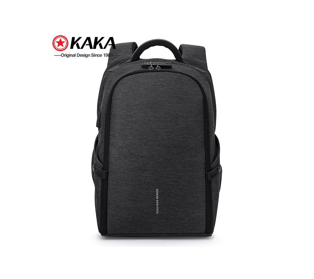 KAKA 806 Fashion Travel Men Backpack for Laptop,school,Business,-Black - Tecio