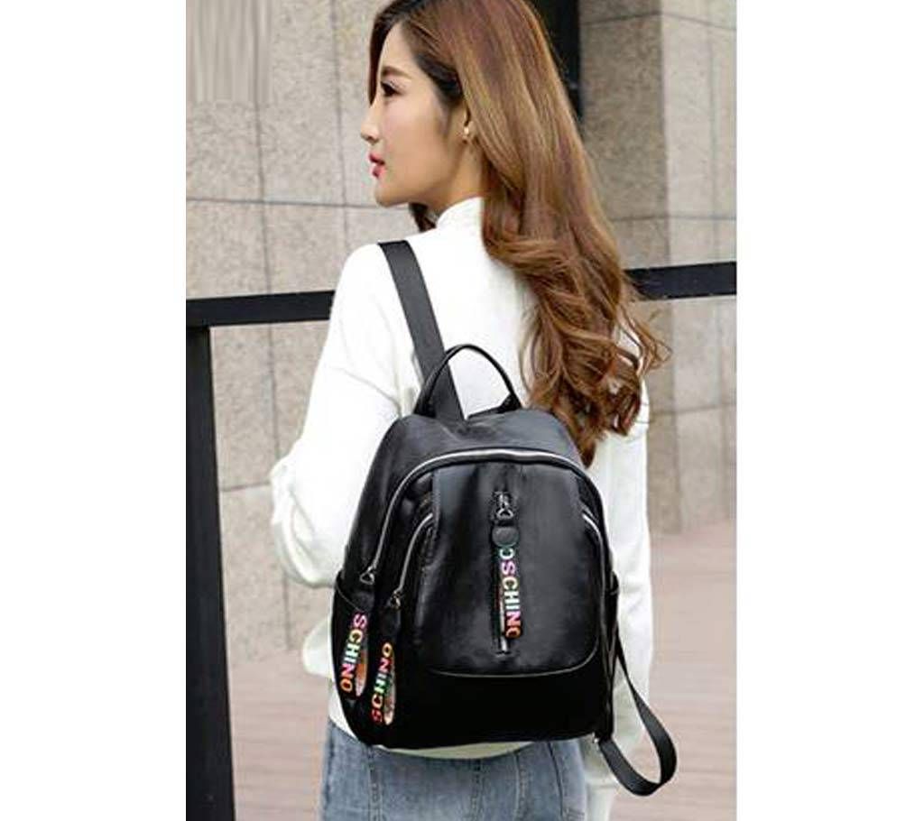 Cute Black Backpack for Girls