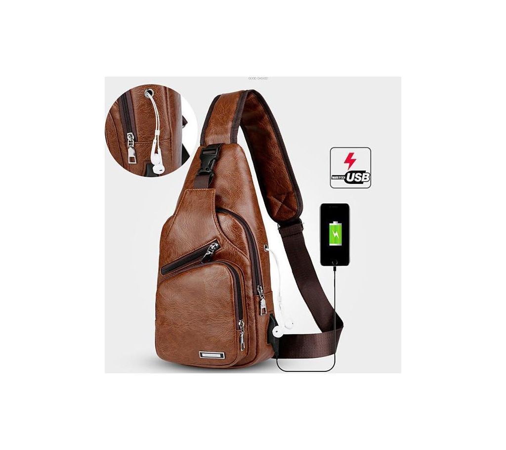 Unisex cross body back pack