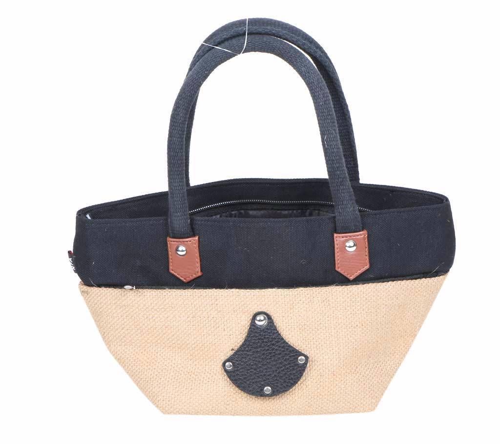 Printed Jute & Cotton Vanity Bag