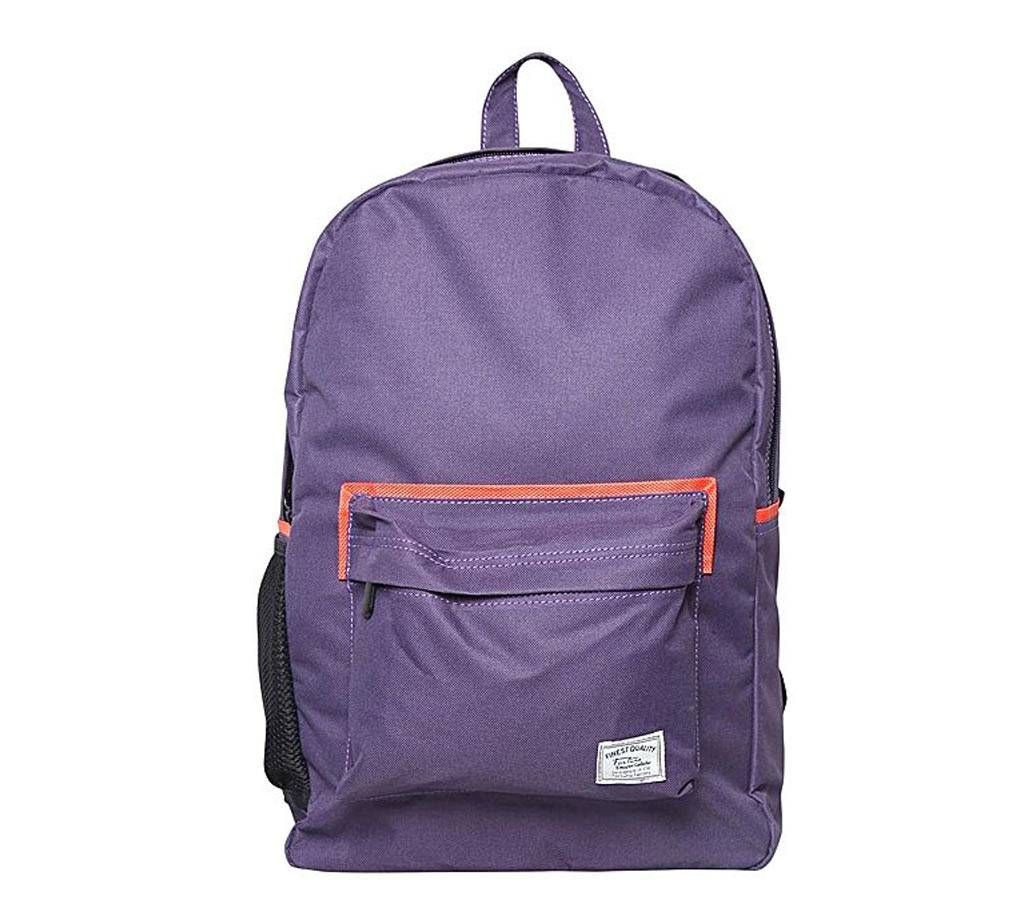 Fortuna Bangladesh Purple Canvas Backpack for Men