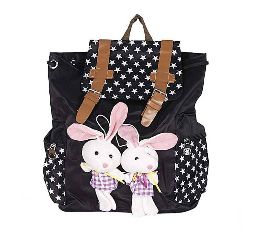 Eastern Bag Gallery Black Polyester Backpack