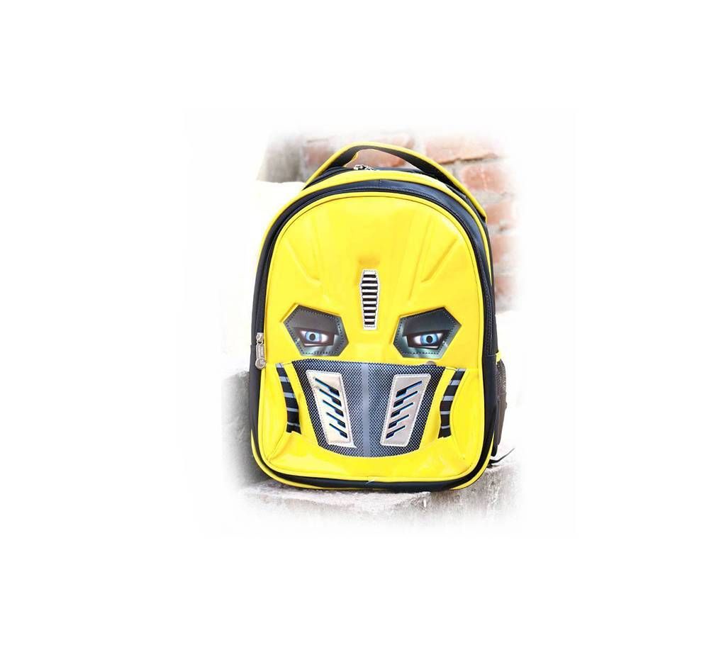 Transformer School Backpack For Kids -Yellow