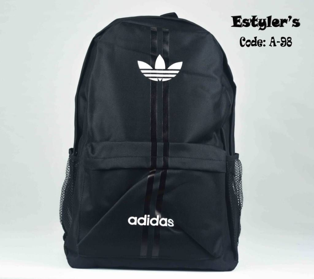 Adidas Black Black Stripes Backpack (Copy)