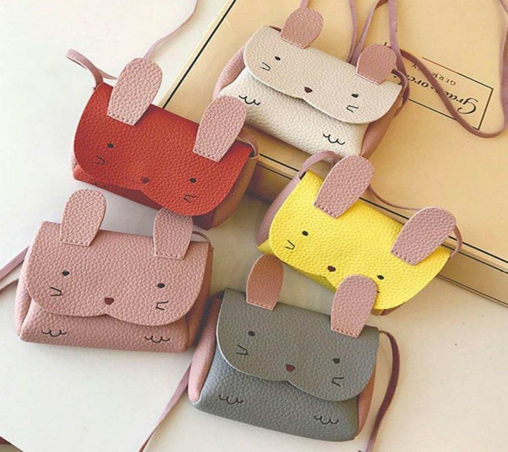 Mini Bunny Single Shoulder Bag Cartoon Adornment Small for Children Girl