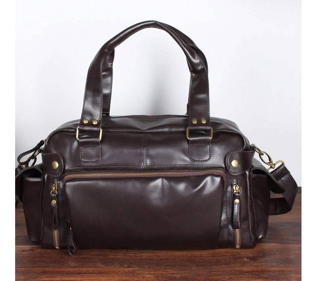 Korean Menz Leather Travel Bag