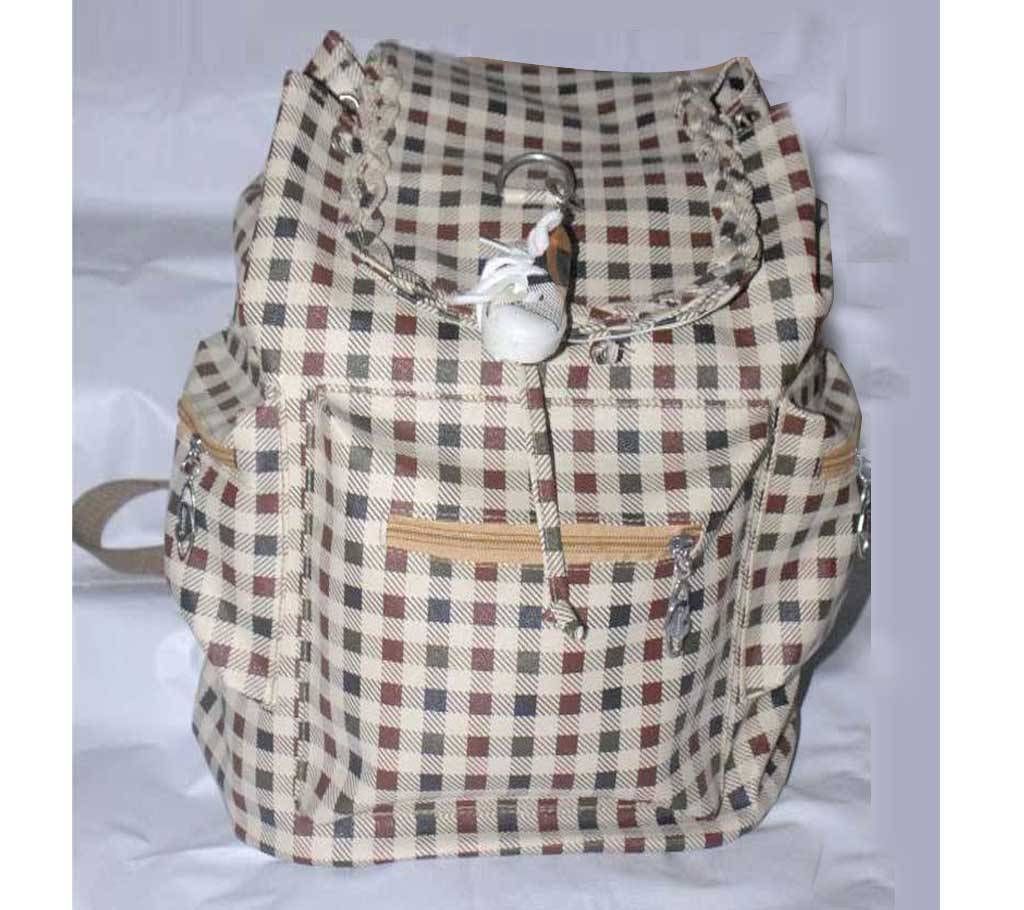 PU Leather Ladies Backpack