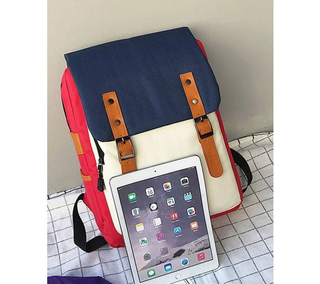 Fashion Canvas Material Backpack for Women (1843) Mixed Color - GTZ