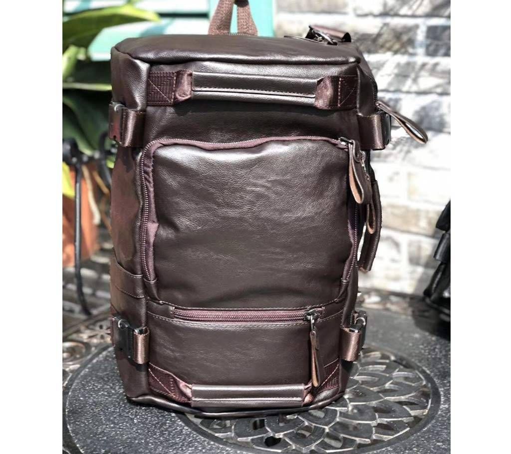 Chocolate Brown Trendy Backpack