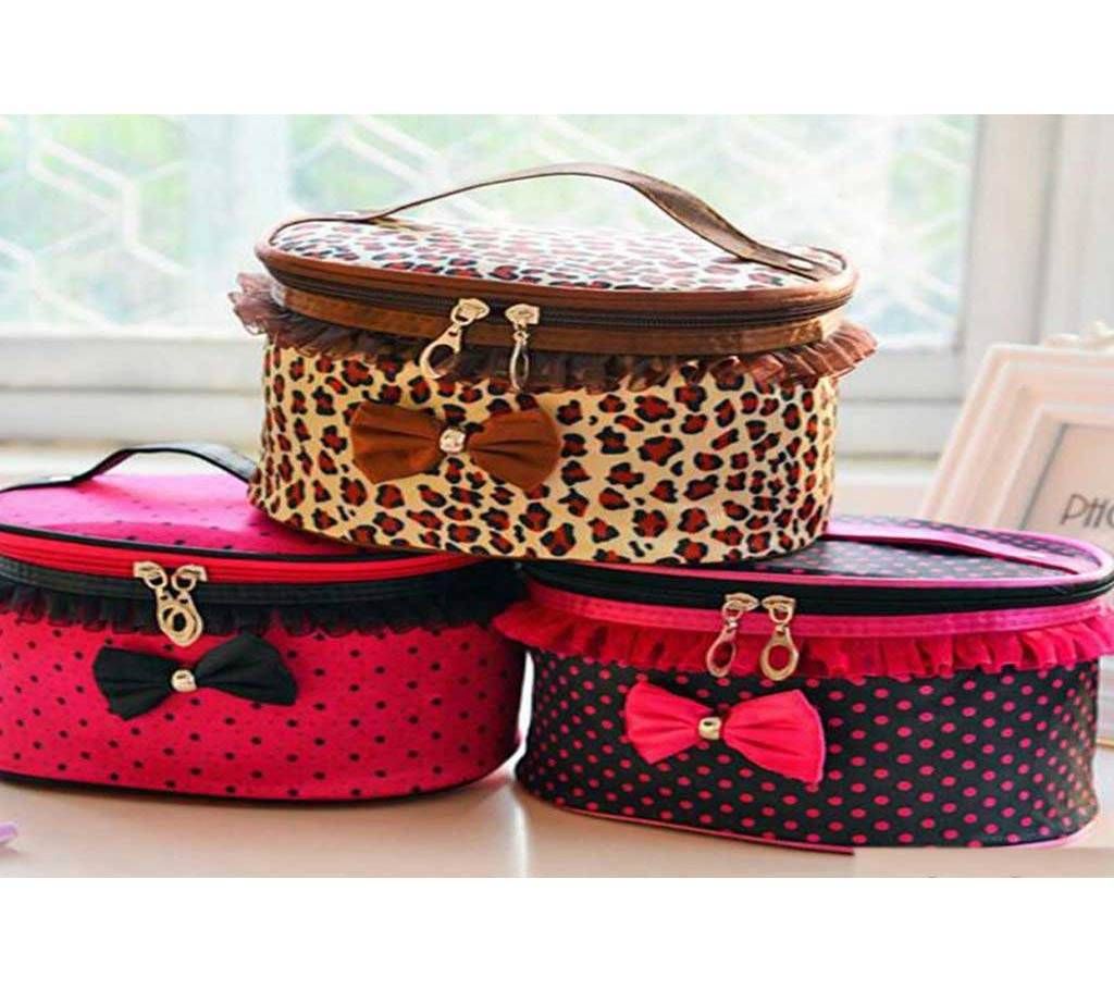 Bow Cosmetic Storage Bag