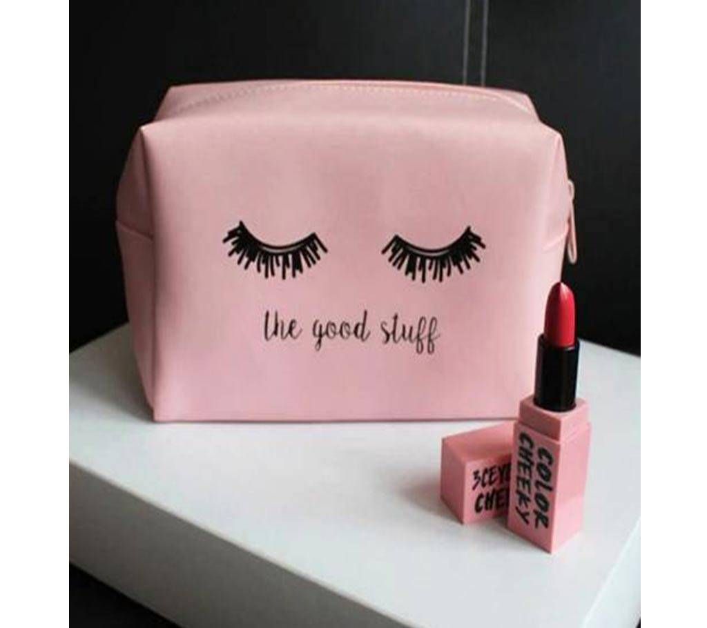 Eyelash Pen Box Large PU Makeup Bags For Girls