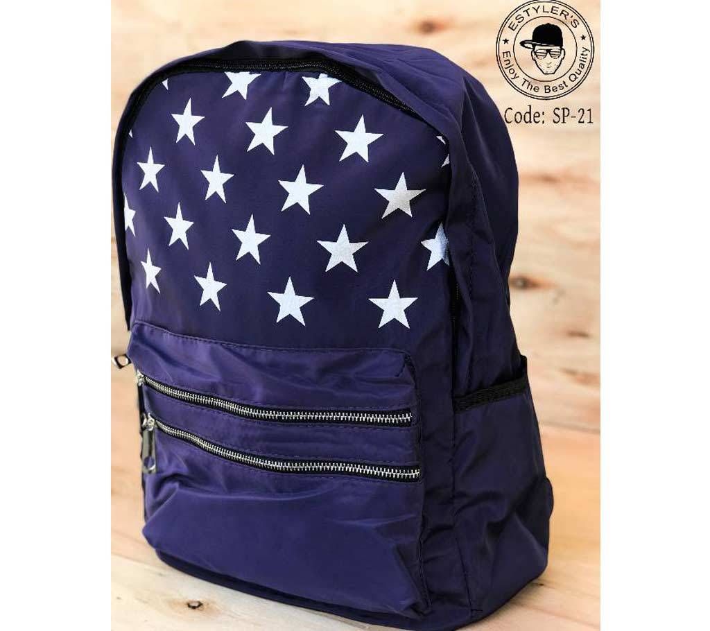 Star Purple Campus Backpack