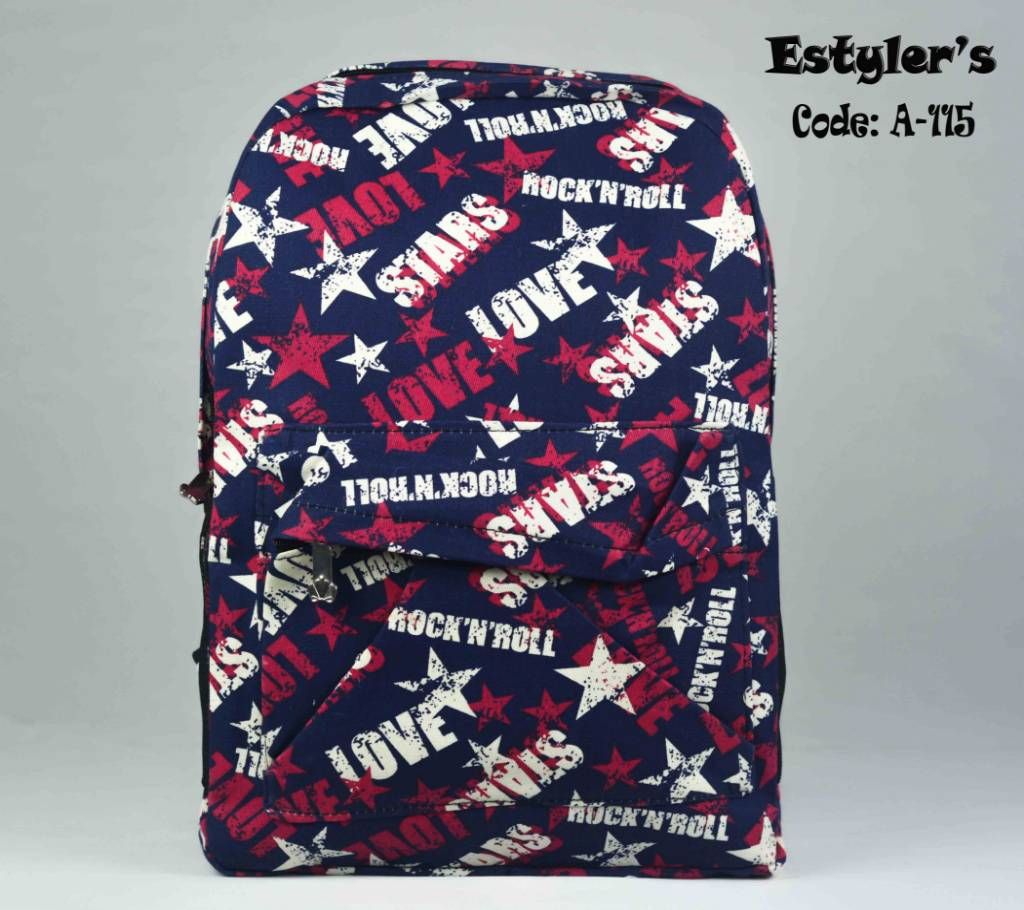 Stars Love Blue Backpack