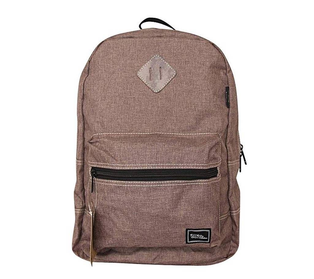 Fortuna Bangladesh Brown Canvas Backpack for Men
