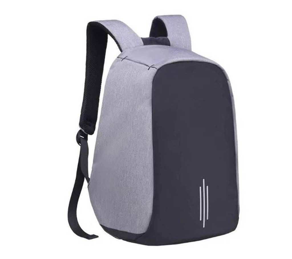 Anti Theft Backpack - Black and Ash