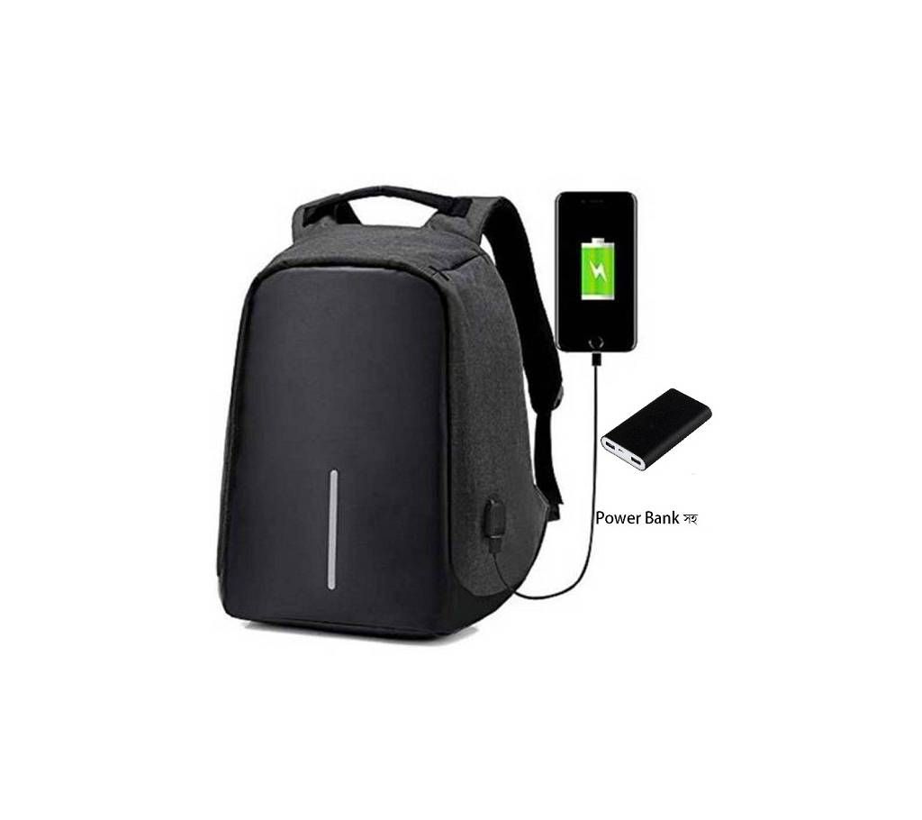 Anti theft Bag with Power bank