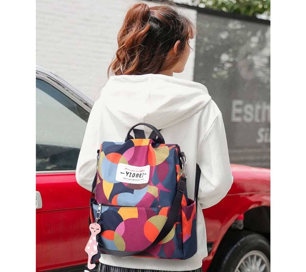 Fabric Backpack Bag for Women
