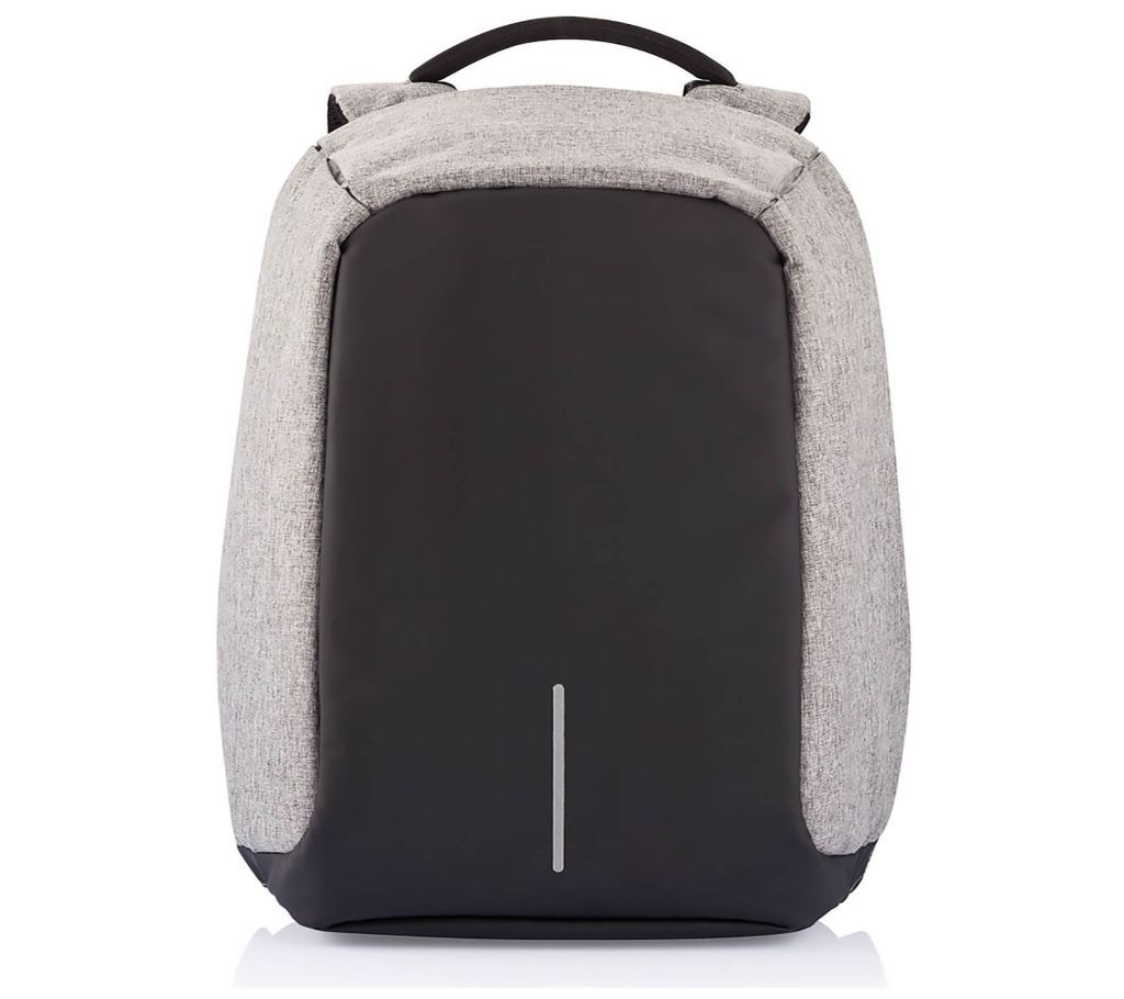 Anti Theft Backpack - Grey and Black
