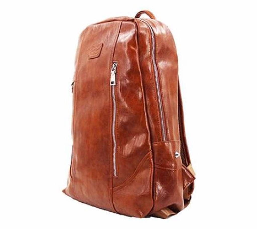 PU leather laptop BackPack