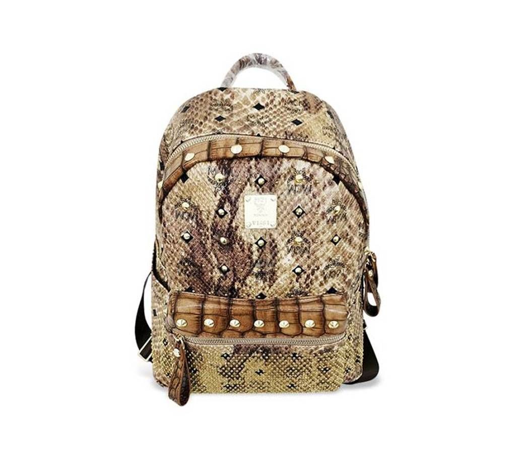 Patent Leather Ladies Backpack  