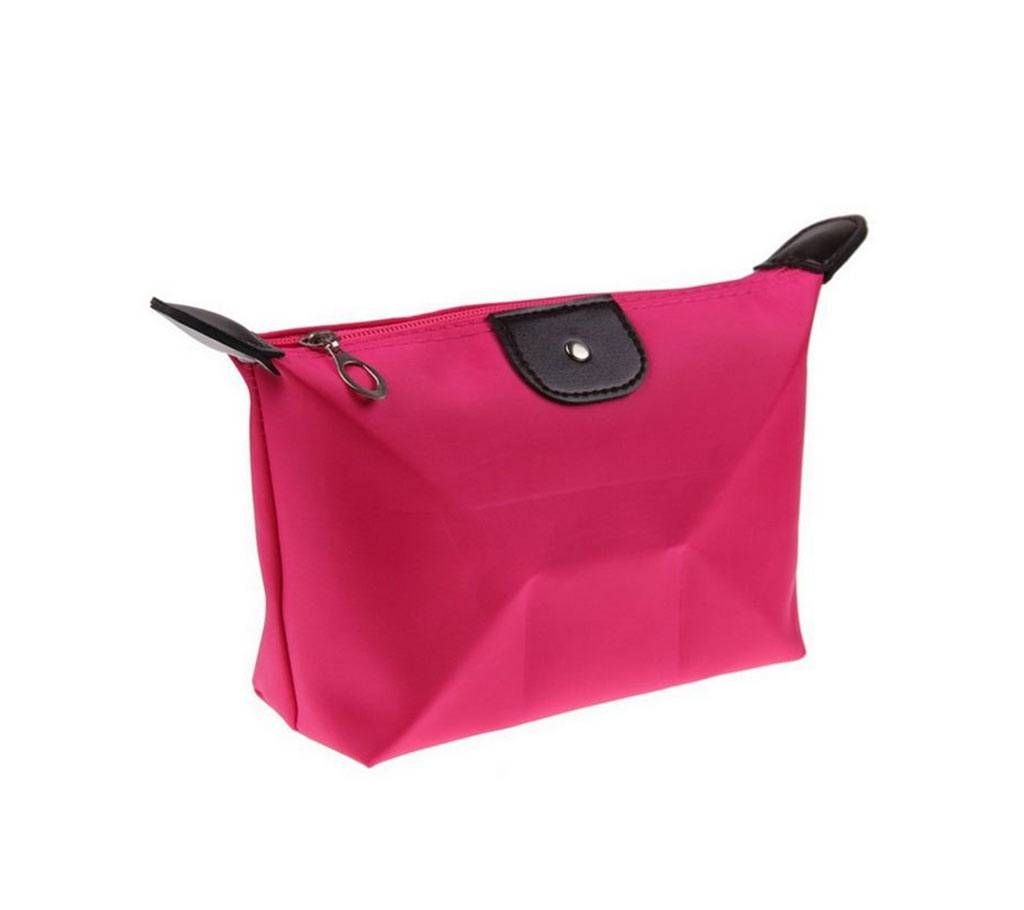Compact Jewellery Bag- Rose Pink