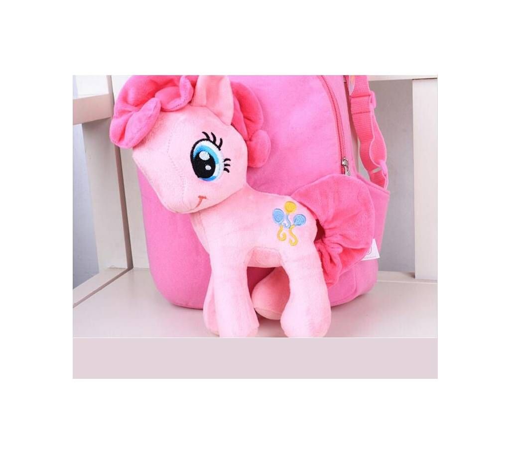 Cute 3D My Little Pony Minion Plush Children Backpack