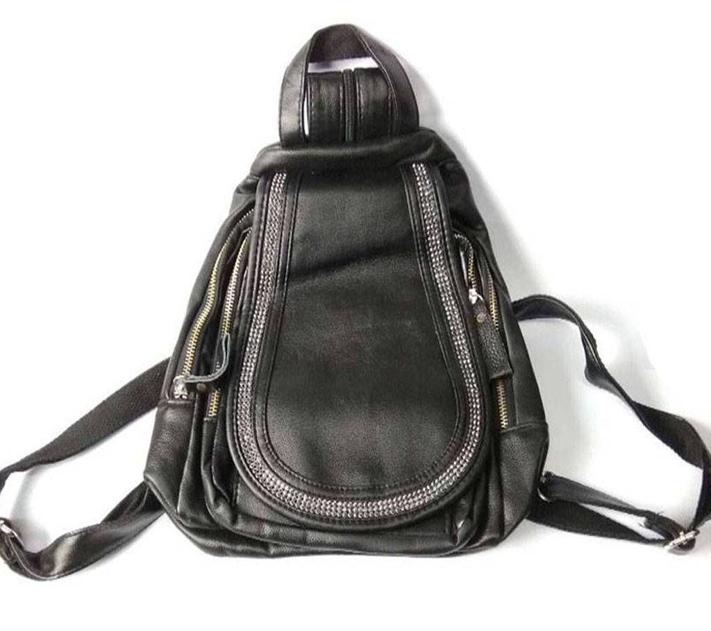 Fashionable Backpack For Girls - Black