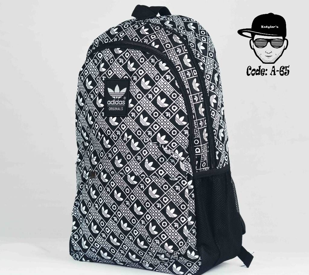 Adidas Black White Backpack Copy
