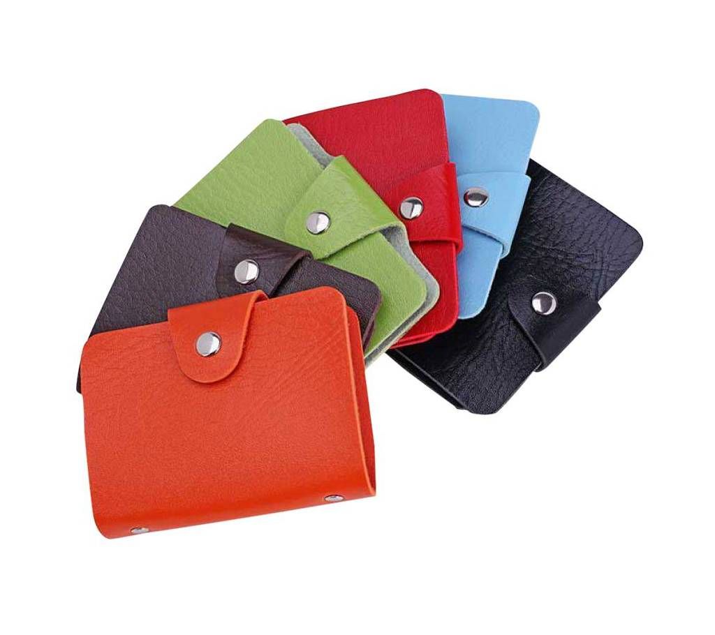 Leather Card Holder Wallet for Men