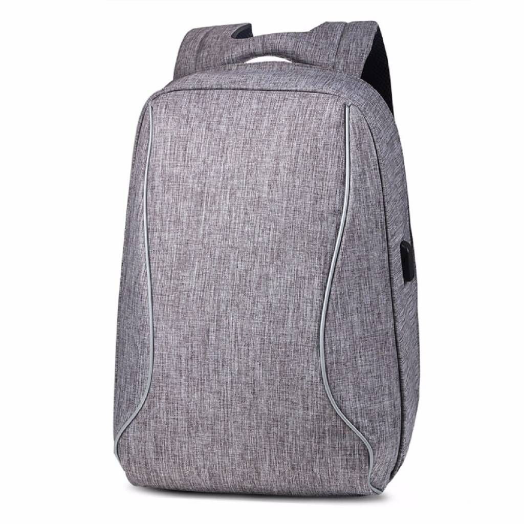 North Wolfman Anti Theft Backpack, Grey