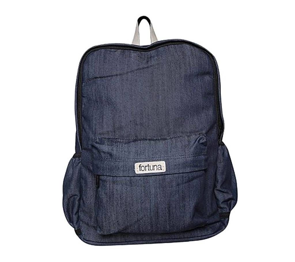 Fortuna Bangladesh Navy Blue Fabric Backpack for Men