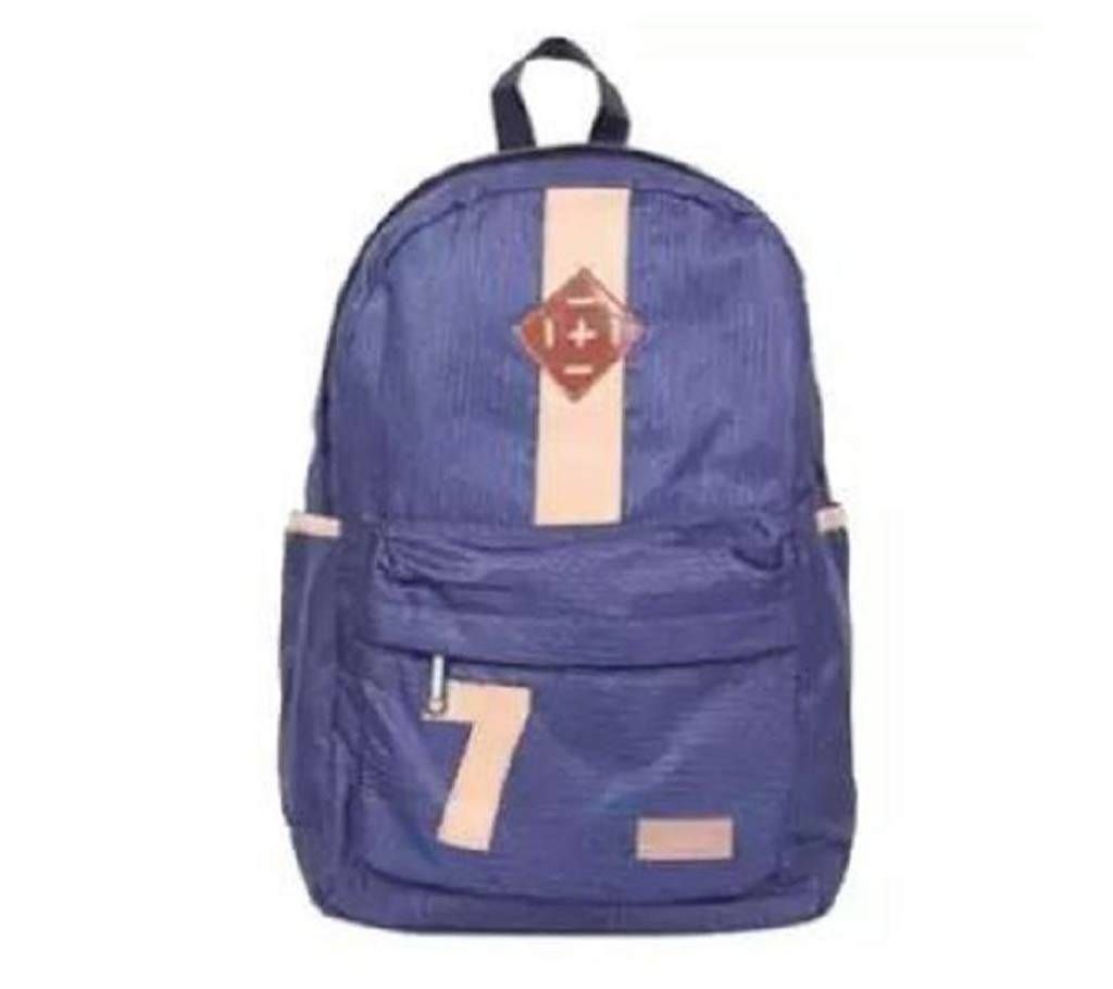 Light Slate Gray Polyester Backpack For Men