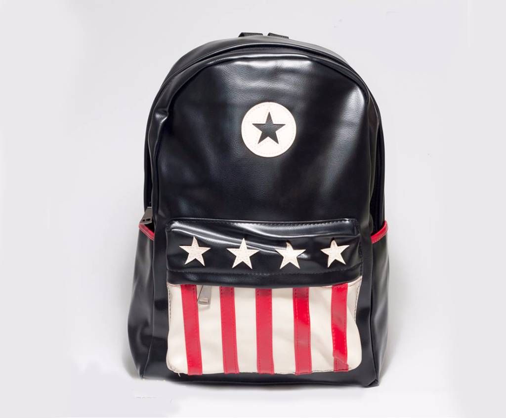PU leather school bag 