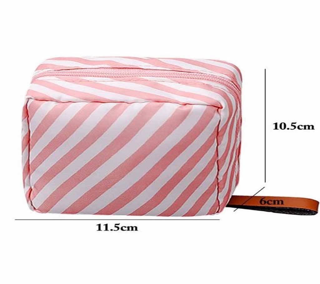 Portable Mini Cute Cosmetic Zipper Makeup Organizer Bag