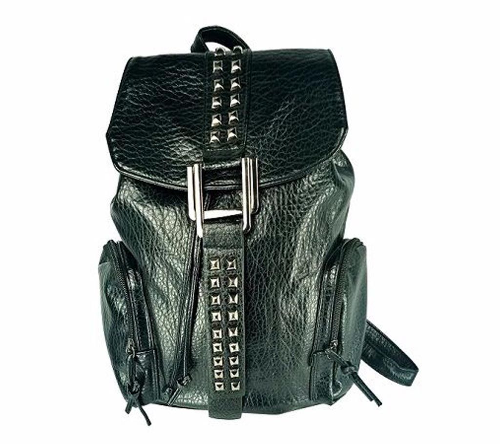 PU leather ladies back pack 