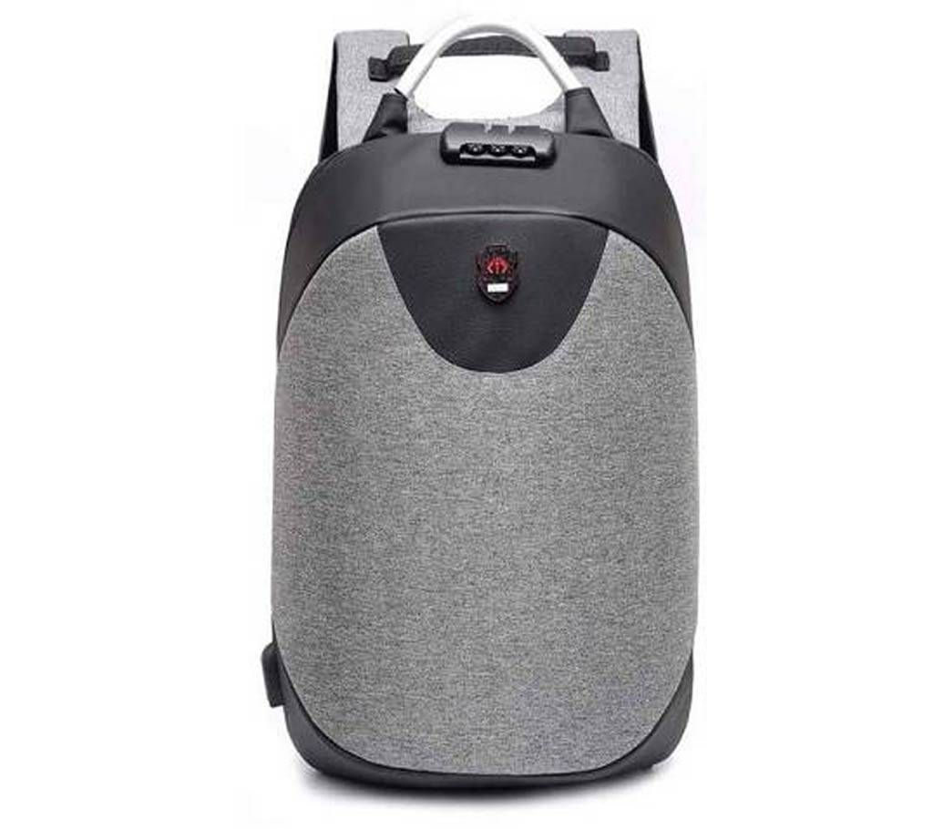 Travel backpack with lock system 