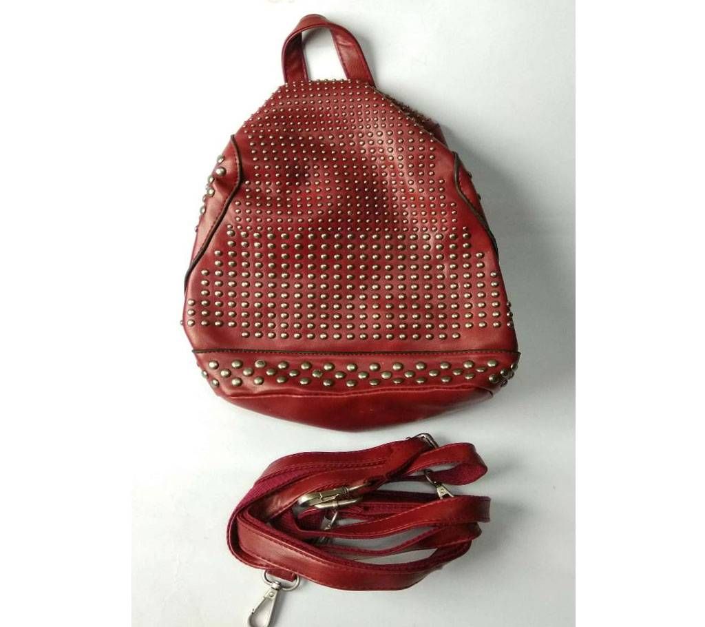 Fashionable Backpack For Girls - Red