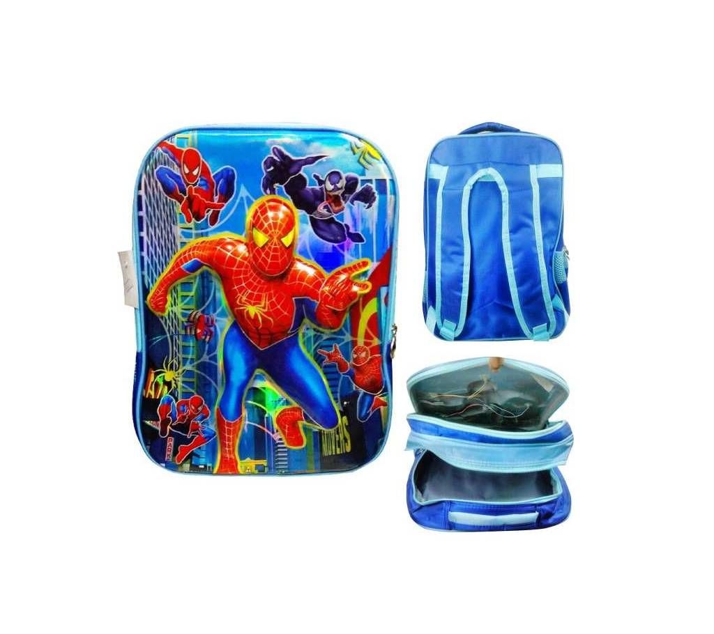 lighting bag spider man school for boyes