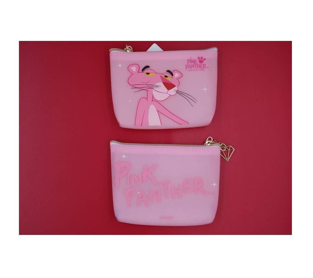 Pink panther  plane background purse bag