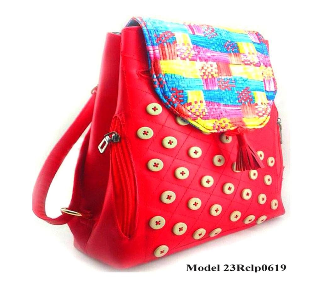 Ladies Red Backpack