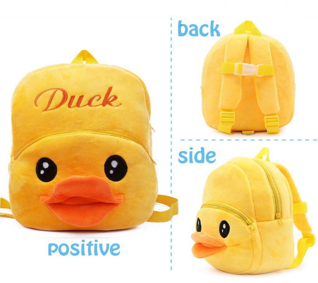 Soft Plush Cute DUCK Toddler Backpack/ School Bag for Kid  Adorable, Huggable Toys and Gifts