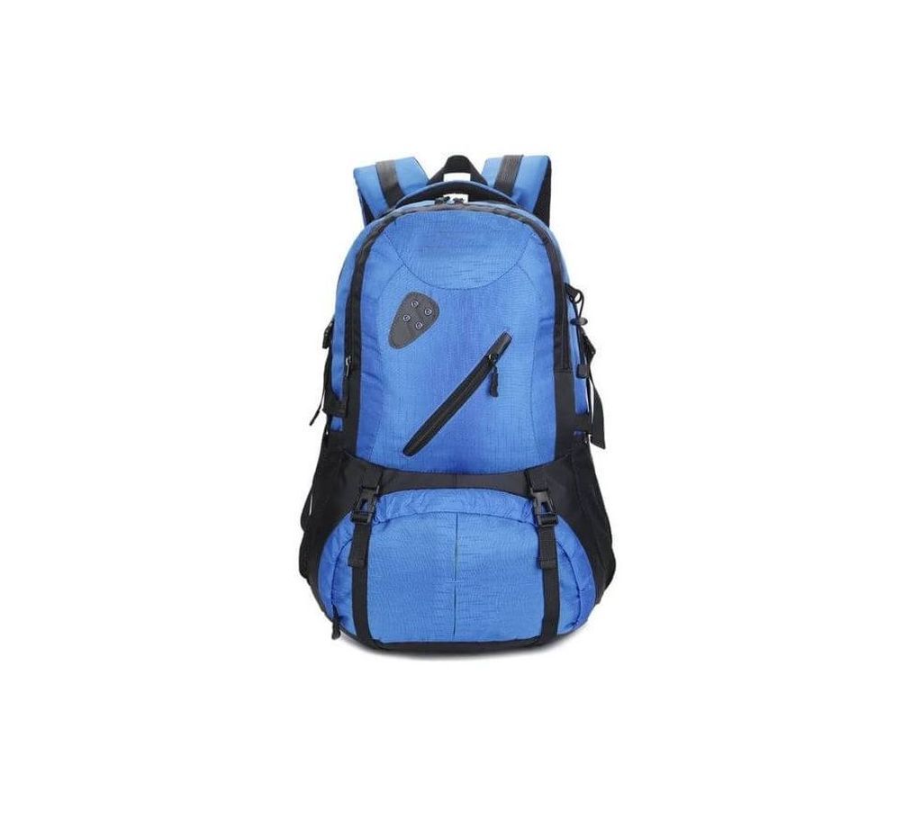 Waterproof Outdoor Climbing Mountaineering Hiking Camping Backpack (Blue Light)  LC2003